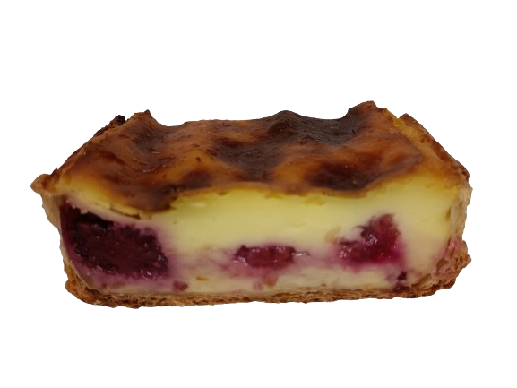 Flan aux fruits rouges